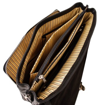 Aktetas van leer met smart systeem   alessandria intern1