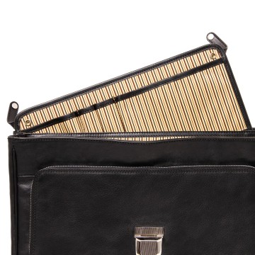 Aktetas van leer met smart systeem   alessandria smart