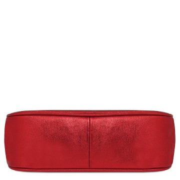 Clutch van metallic leder   parfait bodem