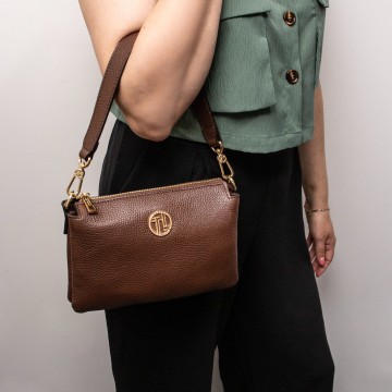 Clutch van zacht leder   sia