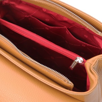 Converteerbare handtas   rugtas van leder   silene intern