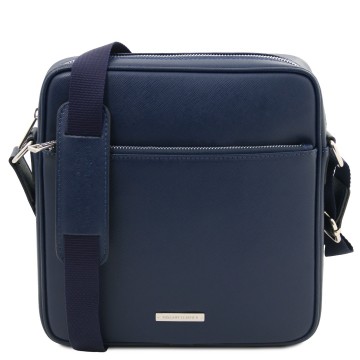 Crossbodytas van saffiano leer   luke donkerblauw