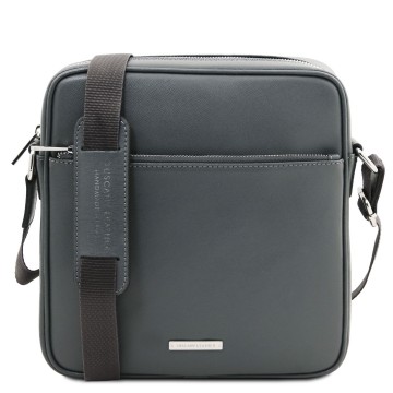 Crossbodytas van saffiano leer   luke grijs