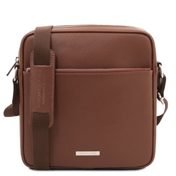Crossbodytas van saffiano leer   luke koffie
