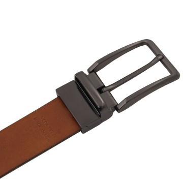 Elegante dubbelzijdige leren riem 35 mmbl