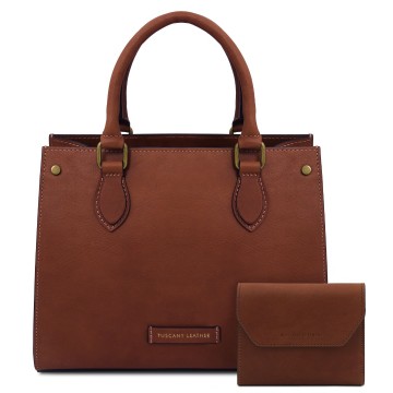 Handtas  portemonnee   cipro   142680    bruin