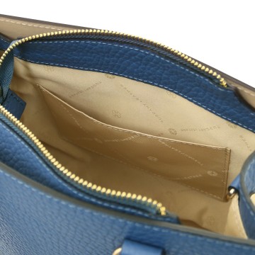 Handtas grofkorrelig leer   croque intern