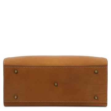 Handtas van embossed leer   dama bodem