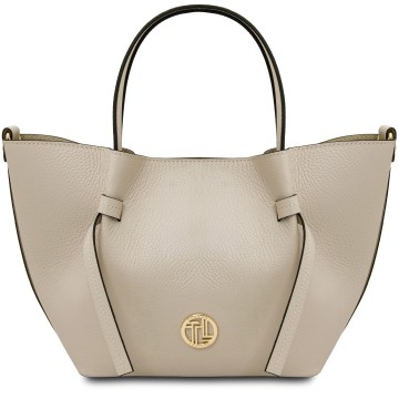 Handtas van leder   legame beige