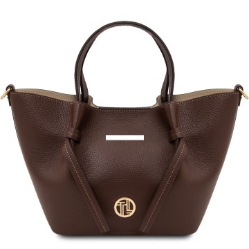 Handtas van leder   legame plek van de gravering