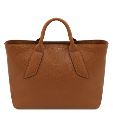 Handtas van leer   viva achter