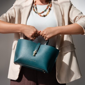 Handtas van leer agatha3