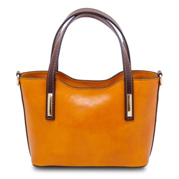 Handtas van volnerf leder   amelia achter