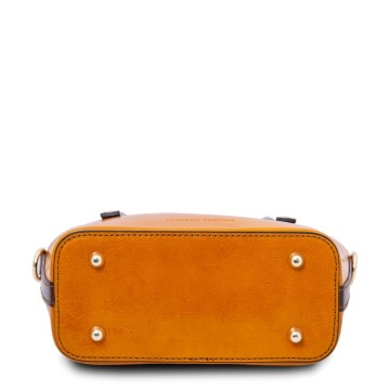 Handtas van volnerf leder   amelia bodem