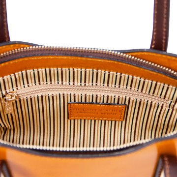 Handtas van volnerf leder   amelia intern