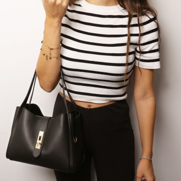 Handtas van zacht leder   soave vrouw 0