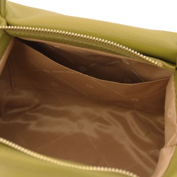 Handtas van zacht leer   nora intern