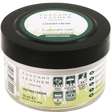 Kleurloze ledercreme