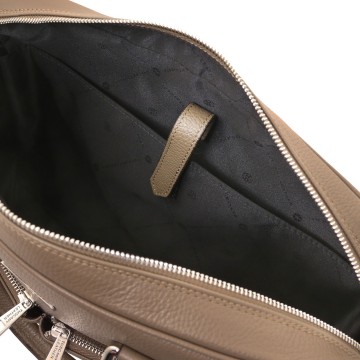 Laptoptas van leer   treviso intern