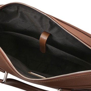 Laptoptas van saffiano leer   torino intern