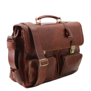 Lederen aktetas   ventimiglia   schuin