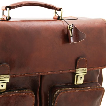 Lederen aktetas   ventimiglia   sloten