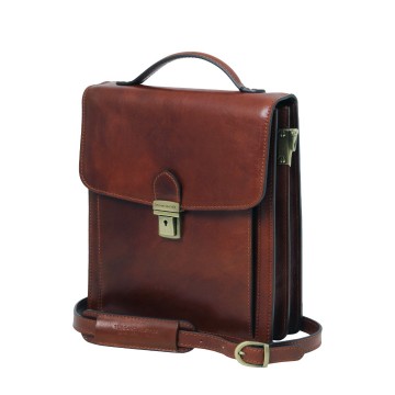 Lederen crossbodytas   david  zij