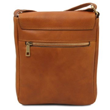 Lederen crossbodytas   john  achter