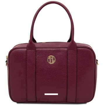 Lederen handtas   stephany plek van personalisatie