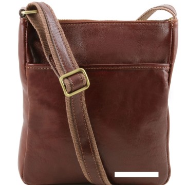 Leren crossbodytas heren   jason plek van de gravure