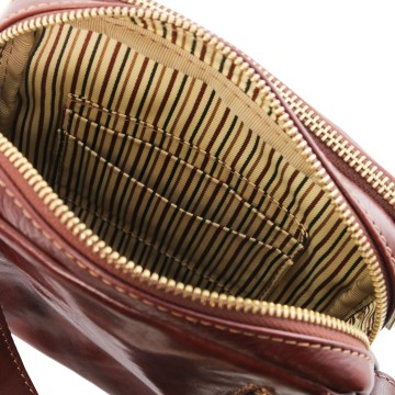 Leren crossbodytas voor heren   larry   intern