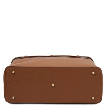 Leren handtas dames   tenace bodem