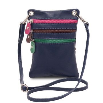 Mini crossbodytas donkerblauw
