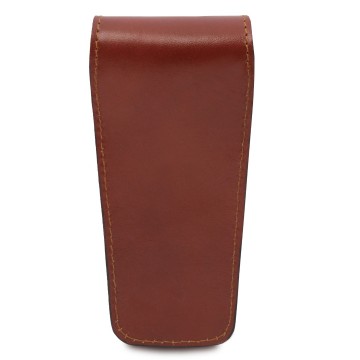 Pennenhouder van leer   achter