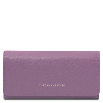 Portemonnee van leder   iside   large lila