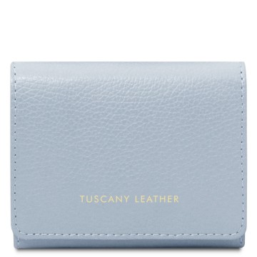 Portemonnee van leder   iside   small lichtblauw