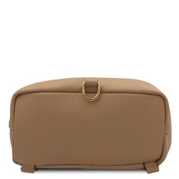 Rugtas van zacht leer   dublin bodem