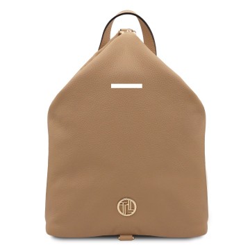 Rugtas van zacht leer   dublin plek van de gravure