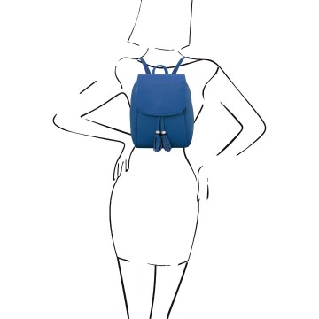 Rugtas van zacht leer   vrouw