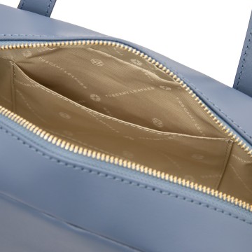 Schoudertas van glad leer   eclaire intern