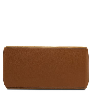 Schoudertas van suede met verstelbare riem   cocoon bodem