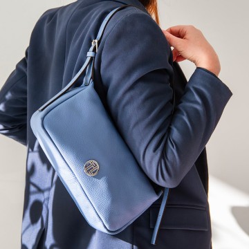 Schoudertas van zacht leder   miranda1