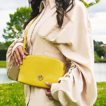 Schoudertasje van zacht leer   lily  3