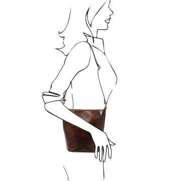 Shopper   schoudertas van volnerf leder   giusi vrouw