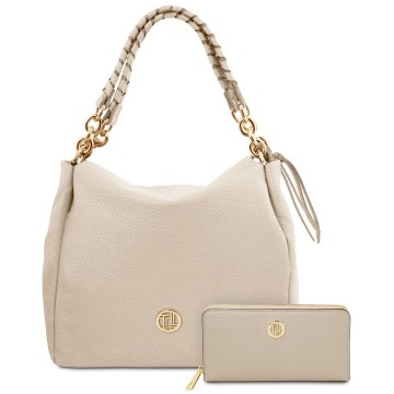 Shopper  portemonnee   beige 0