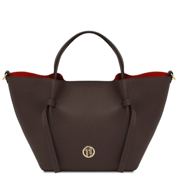 Shopper van leer   legame chocola