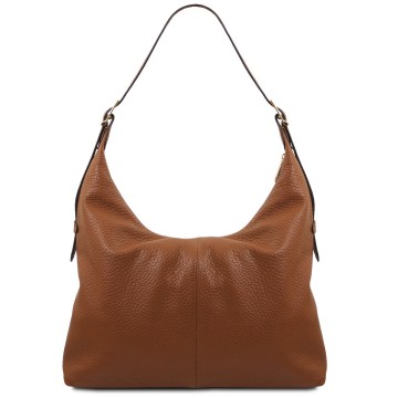 Shopper van leer   plenia achterkant