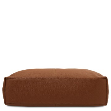 Shopper van leer   plenia bodem