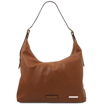 Shopper van leer   plenia plek van de gravure