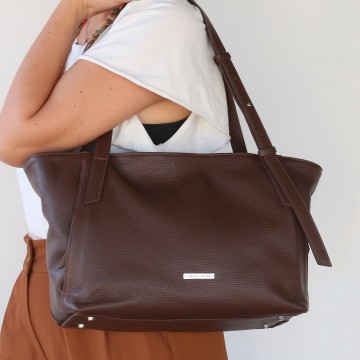 Shopper van zacht leer  1